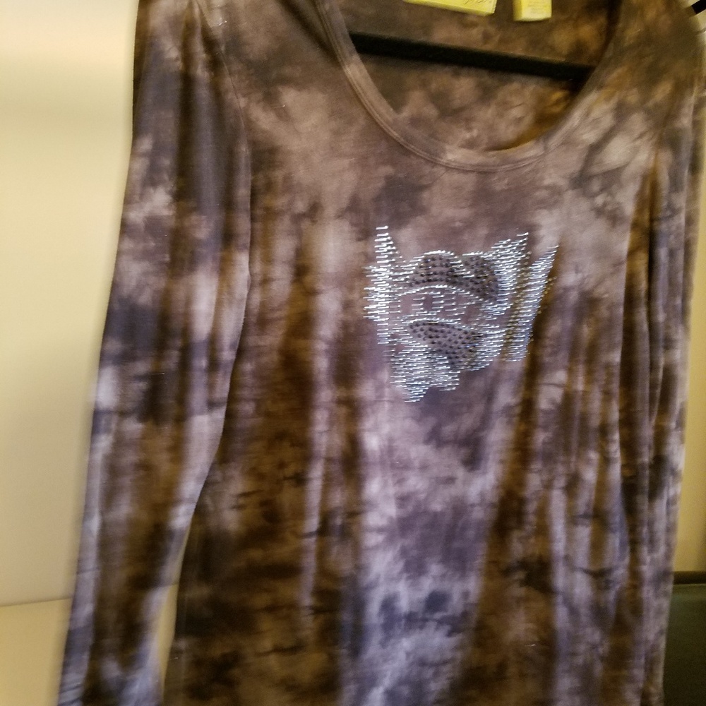 Brown Tie Dyed Shirt - Picture 4 of 4